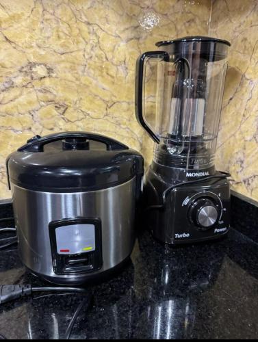 Kemudahan buat kopi dan teh di Aconchego