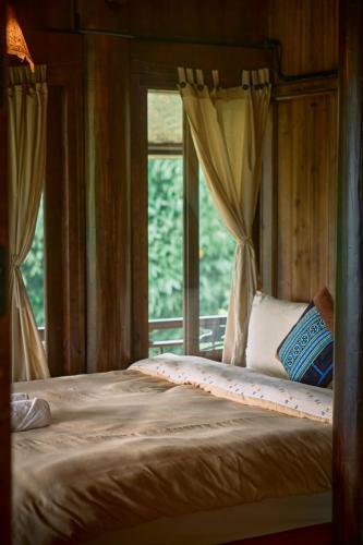 Katil atau katil-katil dalam bilik di Lagom Home - Bamboo Forest