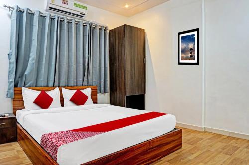 Katil atau katil-katil dalam bilik di Hotel O Aru Sai