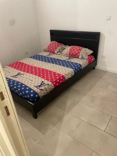 Krevet ili kreveti u jedinici u okviru objekta Appartement meublé