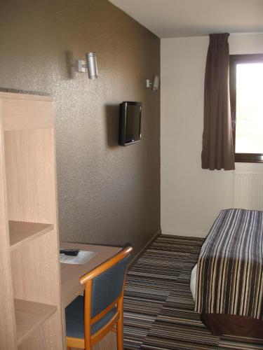 Cama o camas de una habitación en Hotel Bollaert