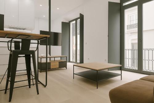 Ein Sitzbereich in der Unterkunft Tourist House Francos