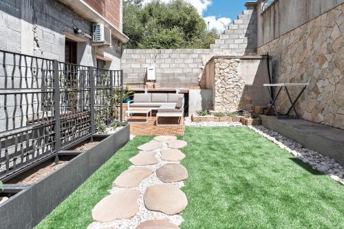 Zahrada ubytování Casa Le Pavoncelle