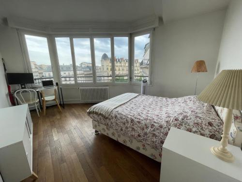 Parisian apartment with a view