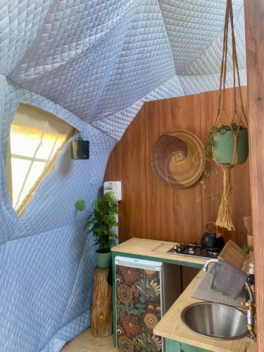 Fotografie z fotogalerie ubytování Soul Forest GeoDome - Off-grid Nature Escape v destinaci Sedgefield