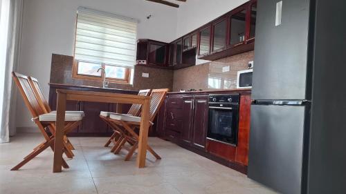 Η κουζίνα ή μικρή κουζίνα στο Amini Villa