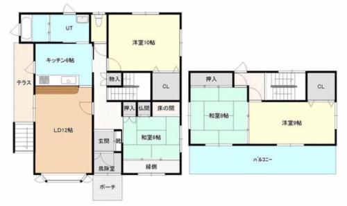 a floor plan of a house at Second house TOYA / Vacation STAY 291 in Lake Toya