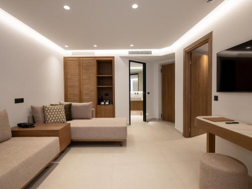 Galaxy Suites Boutique Resortにあるシーティングエリア