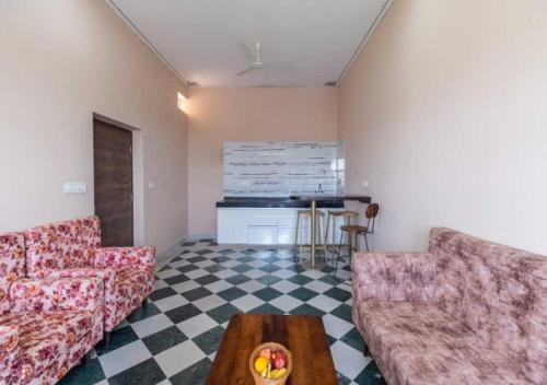 Χώρος καθιστικού στο ALBA Mountain Villa's