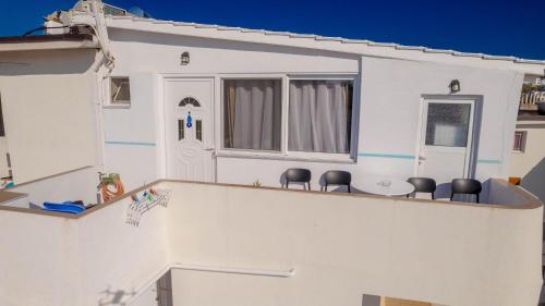 Balkón nebo terasa v ubytování Ramaj Apartment Ksamil