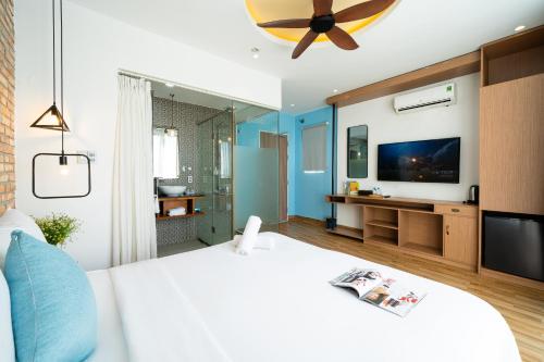 Letto o letti in una camera di Sea Vista Boutique Hotel & Apartment
