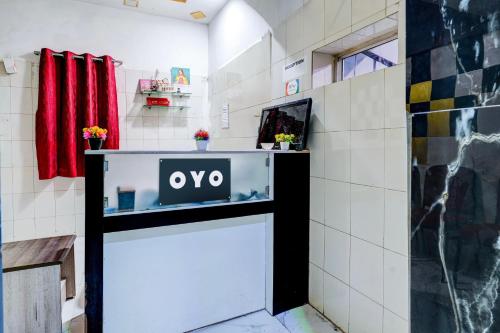Kuchyň nebo kuchyňský kout v ubytování Hotel O MIZPAH INN