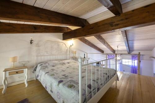 Ένα ή περισσότερα κρεβάτια σε δωμάτιο στο Charming Home - 25 minutes da Rome