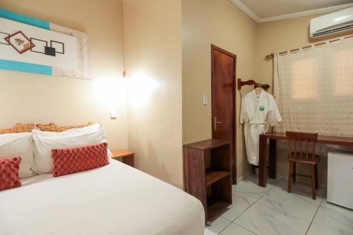 Ένα ή περισσότερα κρεβάτια σε δωμάτιο στο Viva Jeri Jericoacoara