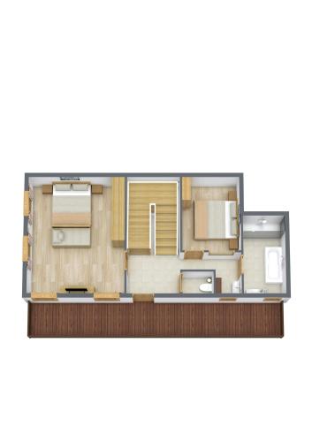Una cocina o zona de cocina en Ferienhaus Ban Brösign