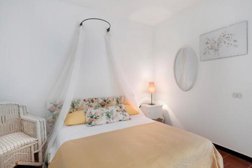 Katil atau katil-katil dalam bilik di Agriturismo Monte Pu'