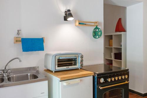Dapur atau dapur kecil di Agriturismo Monte Pu'