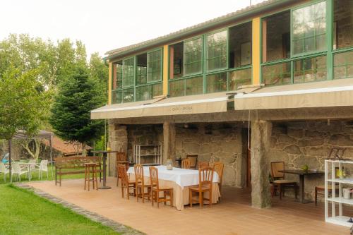 Balkón nebo terasa v ubytování Casa Do Cribeiro