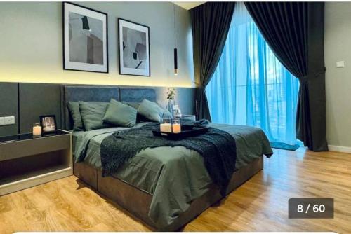 Postel nebo postele na pokoji v ubytování QUILL RESIDENCE KUALA LUMPUR CITY By AZMILA EMPIRE