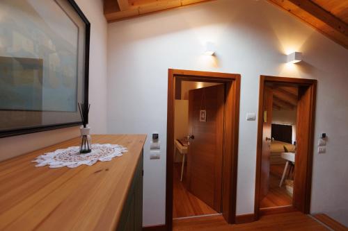 TV a/nebo společenská místnost v ubytování Manfredi B&B