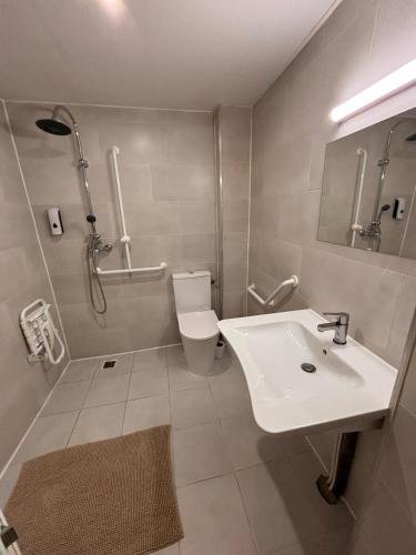 Koupelna v ubytování Logements Louis RICARD