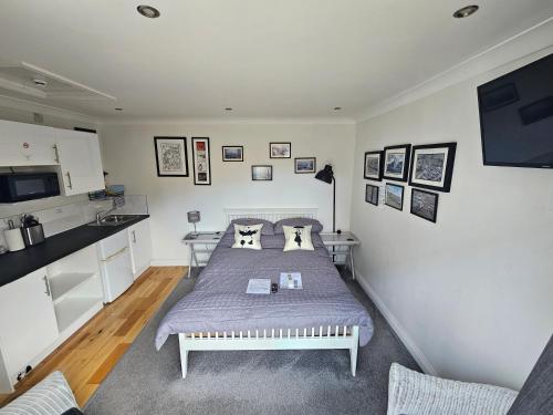 Modern immaculate studio with AC & parking, outside the CAZ photo 3