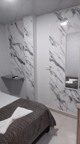 Postel nebo postele na pokoji v ubytování Hostel HA LUXURY