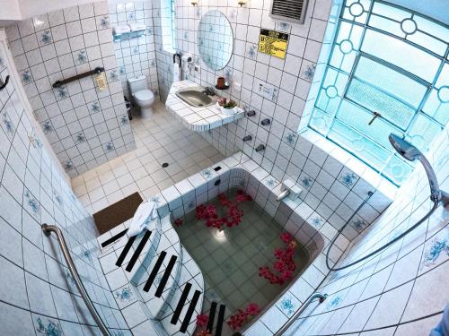 Bilik mandi di HOTEL & SPA LAGUNA SECA