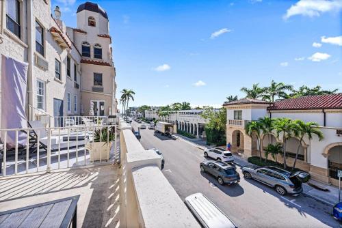 an aerial view of a city street with buildings at Coastal View Terrace in Palm Beach