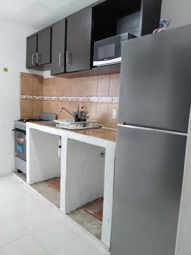 Dapur atau dapur kecil di Casa Marlix