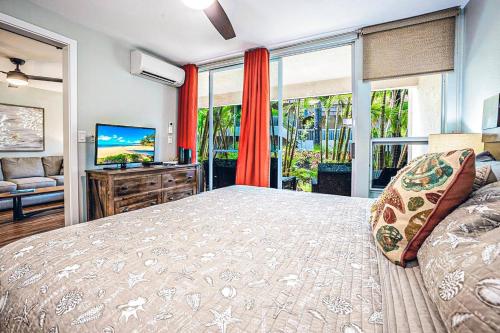 Ένα ή περισσότερα κρεβάτια σε δωμάτιο στο Special Sale! Luxury 1BD Condo with Ocean Views