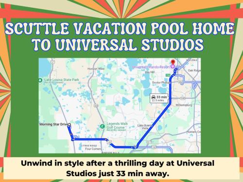 Private pool & spa villa w game room near Disney photo 71