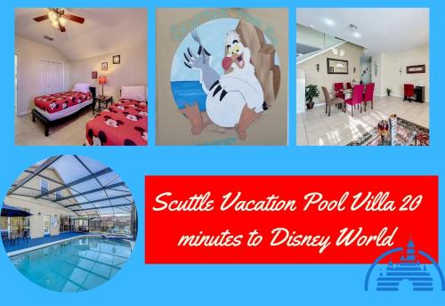 Private pool & spa villa w game room near Disney photo 15