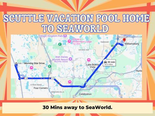 Private pool & spa villa w game room near Disney photo 54