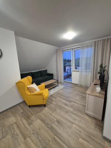 Ruang duduk di Apartamenty Kaszubski Przystanek