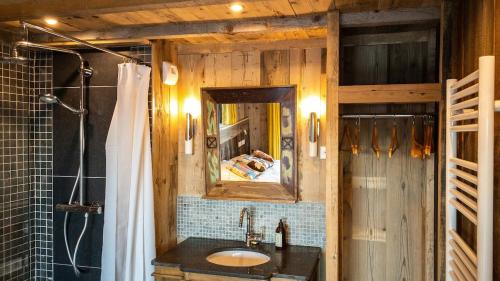 Ένα μπάνιο στο Chalet l'Anorak Super Besse