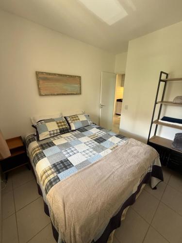 Postel nebo postele na pokoji v ubytování Aconchegante Apartamento no Park Style