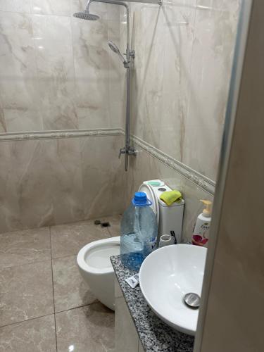 Koupelna v ubytování Leran Gagat