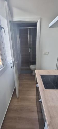 a bathroom with a sink and a toilet in it at CitySpot 159 in Brussels
