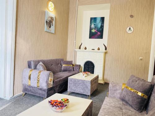 Χώρος καθιστικού στο Alina Home Baku hostel