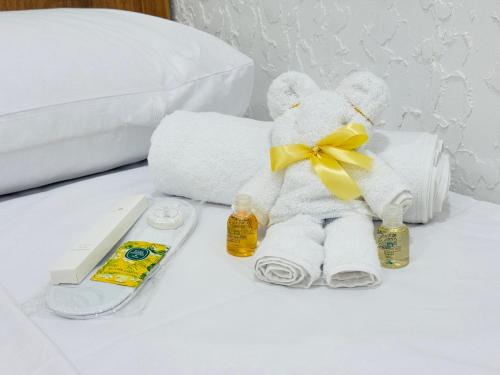 Postel nebo postele na pokoji v ubytování Alina Home Baku hostel