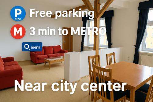 Apartment Paulie 3min to Metro Near O2 Arena and City Centre