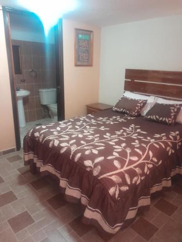 Postel nebo postele na pokoji v ubytování Hotel Casa Amelia