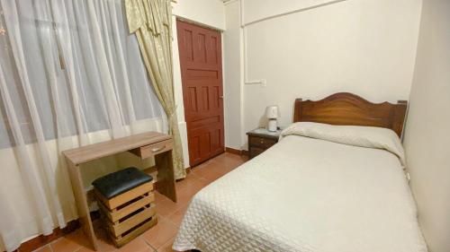 Postel nebo postele na pokoji v ubytování Habitación con baño privado