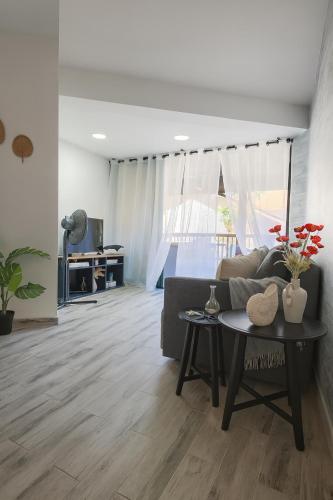 Prostor za sedenje u objektu Ocean Front Escape