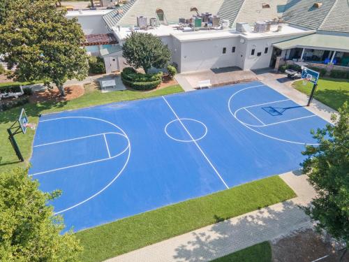 an overhead view of a basketball court at Silver Shells in Destin