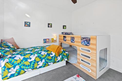 Postel nebo postele na pokoji v ubytování Buller Peeps