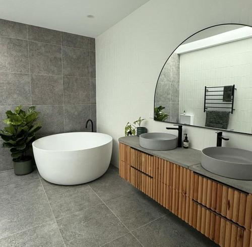 Koupelna v ubytování The Barn Bonnie Doon