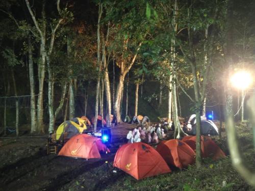 Tetamu yang menginap di Lombok Healing Camp