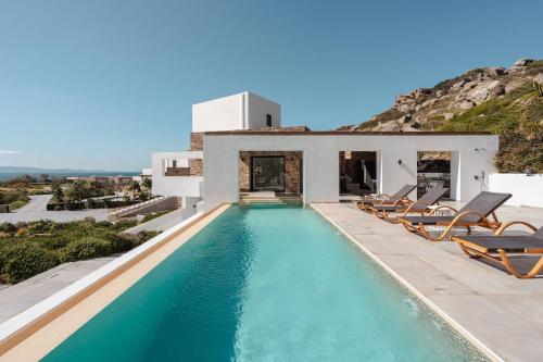 Villa Sorriso - Plaka Beach, Seaview, Pool photo 3